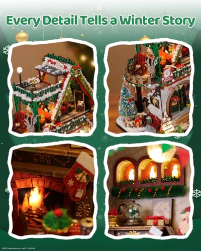 Snowy Christmas Lodge