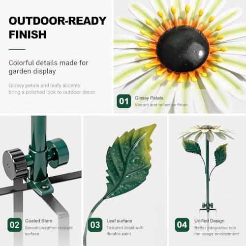 Tall Sprinkler with 4 ground stake