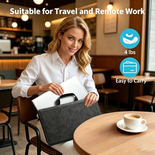 Ultra-Slim Travel Dual Monitor Fits 13-17" Laptops