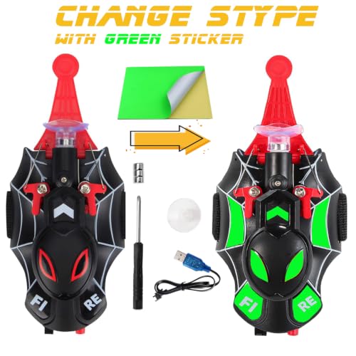 Web String Cosplay Costume Set Web Shooters Ideal for Kids Indoor Outdoor Imaginative Role-Playing (Dark)