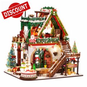 YSWOOD WORLD Christmas Miniature House Kit