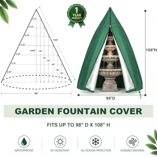 98 x 108 Inches Garden Statue Fountain Protector
