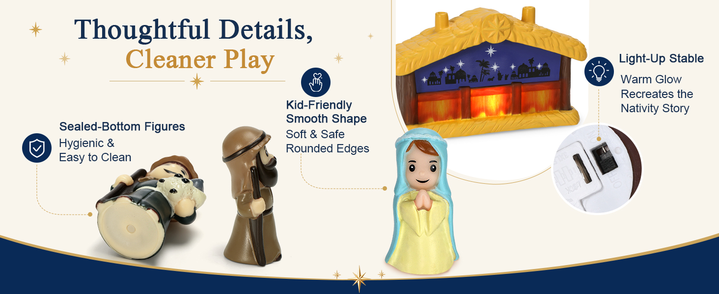 Kids Nativity Set