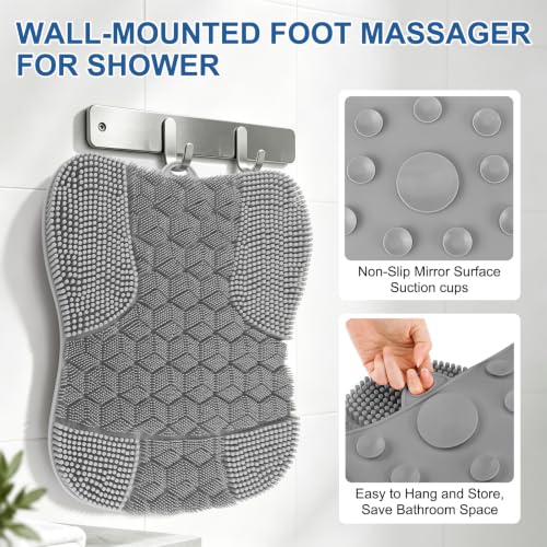 Unique XXL Diamond-Shaped Foot Brush