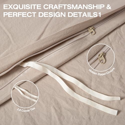 Comforter Not Included(Flax Linen