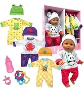 50Piece Baby Doll Feeding & Caring Accessory Set in Zippered Carrying Case - Accessories for Dolls
