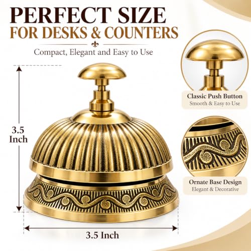 Antique Gold Classic Push Button