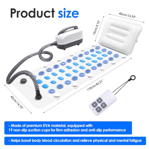 Inflatable Pillow & Non-Slip Suction Cups