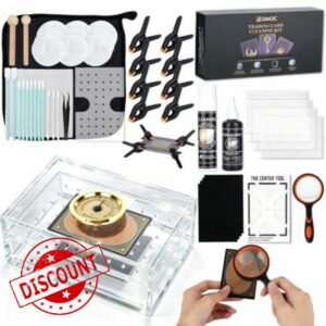 DACK 21-in-1 Card Cleaning Kit & Card Repair Kit with Humidor Box，Trading Card Care Clean Kit for Card Cleaning