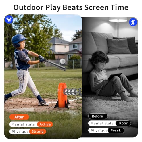 10 Baseballs & Sports Bag for Kids Batting Practice and Backyard Games
