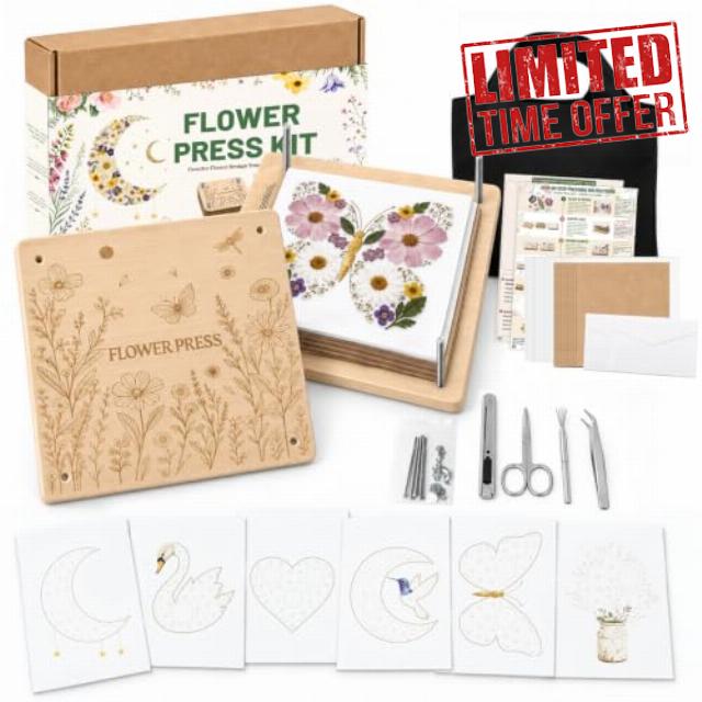 Benlarky Flower Press Kit 11"