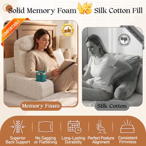 Corduroy Fabric for Back Support in Bed/Sofa/Floo