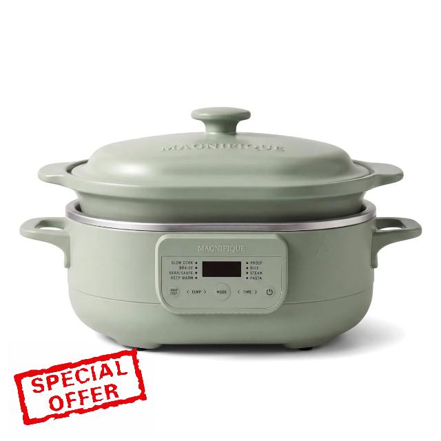 MAGNIFIQUE 6 Quart Programmable Casserole Slow Cooker