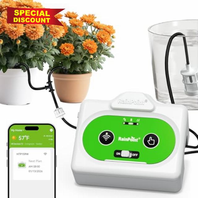 RAINPOINT WiFi Automatic Plant Waterer Indoor