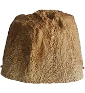 Outdoor Fake Rock Cover, Fiberglass Faux Stone for Landscaping, H:13.6"xL:18.6"xW:12.4", Decorati...