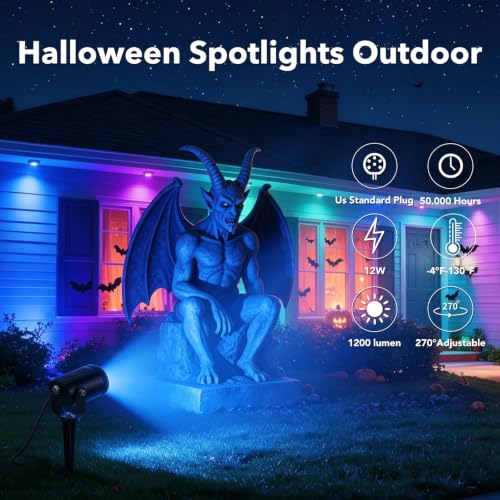 RGBW 12W Ultra Bright Christmas Spot Lights