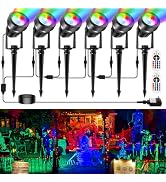 CREPOW LED Spotlights Outdoor,Low Voltage Landscape Lighting IP65 Waterproof with US Plug, 3000K ...