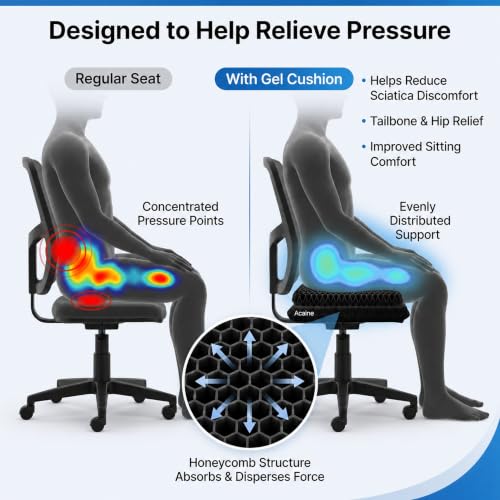 Washable Portable Cushion for Office Chair