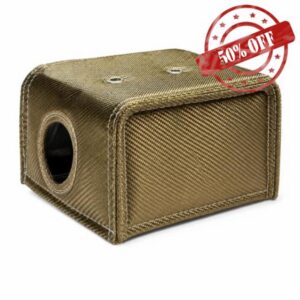 Upgraded Basalt Muffler Blanket for Chinese Mini Excavator Skid Steer                                                          Universal Adjustable Cover with Spring Buckle Muffler cover for Mini Excavator