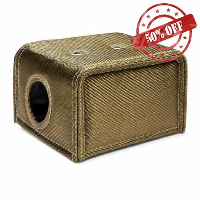 Upgraded Basalt Muffler Blanket for Chinese Mini Excavator Skid Steer                                                          Universal Adjustable Cover with Spring Buckle Muffler cover for Mini Excavator
