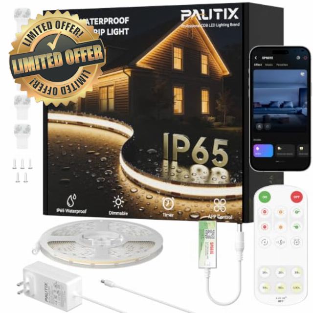 PAUTIX COB LED Strip Light IP65 Waterproof