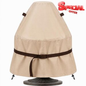 Fountain Cover 48'' x 68'' Waterproof 600D Patio Fountain Protective Cover                                                          outdoor use