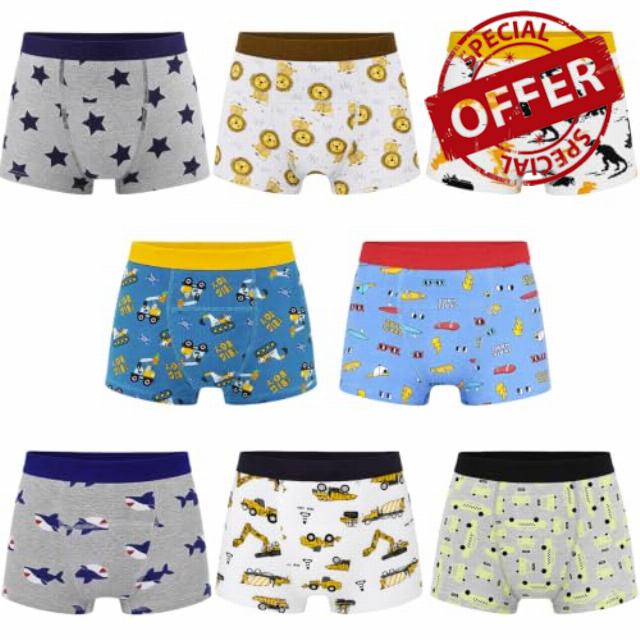 MOEMOE BABY Boys Training Underwear 8 Pack