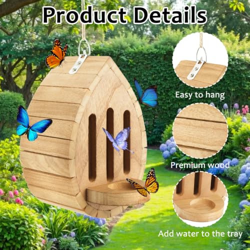 Teardrop-Shaped Wooden Habitat