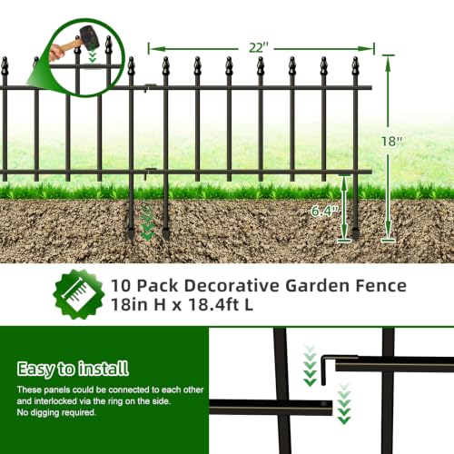 Removable Outdoor Garden Fencing
