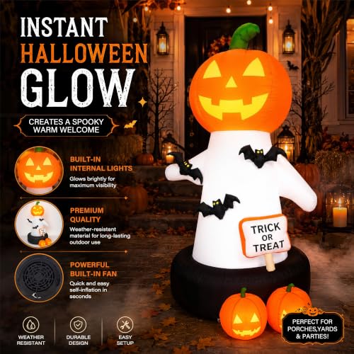 Inflatable for Outdoor Lawn Porch Garden Halloween Party Holiday Deco