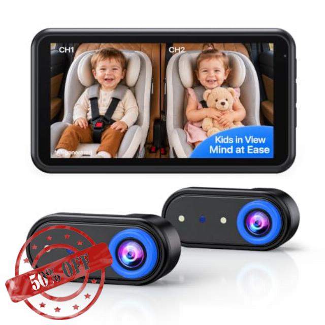 LUCKVIEW Dual Baby Car Camera