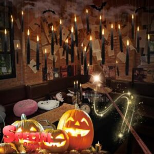 Flameless Floating Candles Wand Halloween Decorations