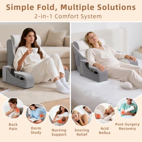 19 in(5'3"-5'10") Memory Foam Back Pillow