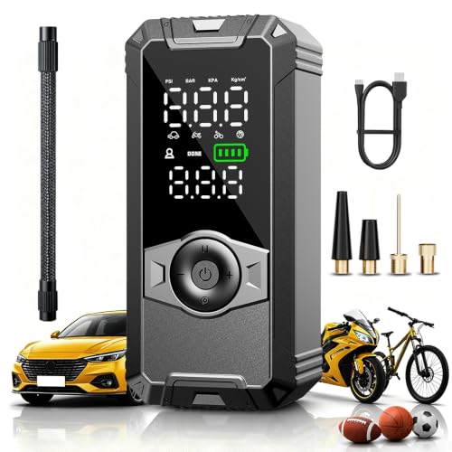 4X Faster 150 PSI Air Compressor                                                          Digital Tire Pressure Gauge