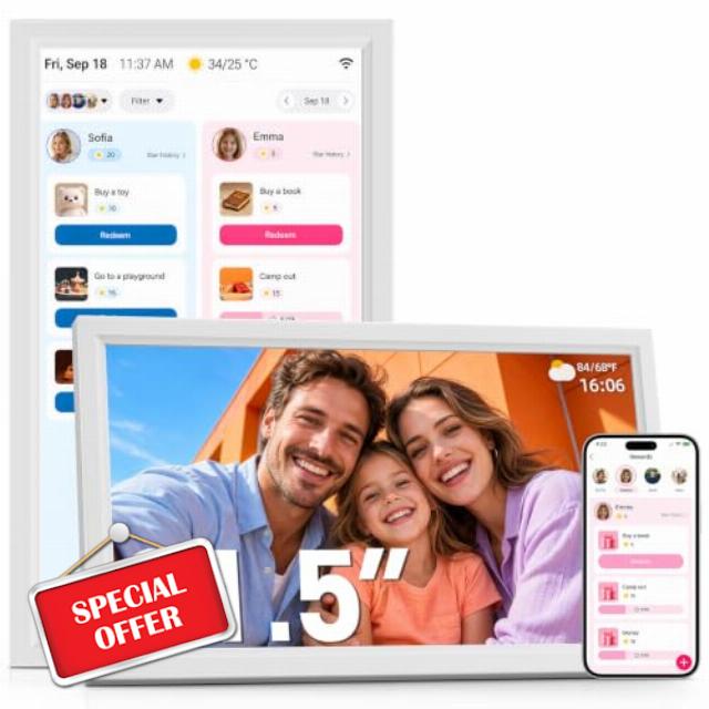 NGTeco 21.5" Digital Calendar