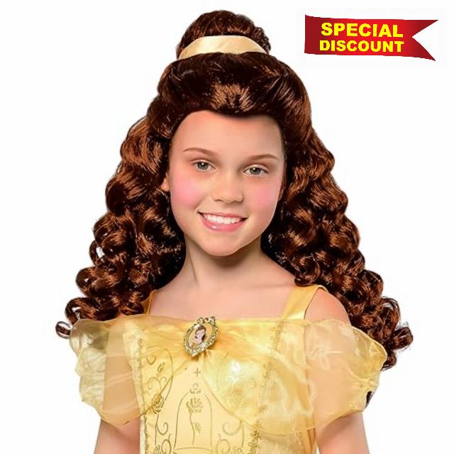 Party City Disney Princess Beauty and the Beast: Belle Wig for Kids