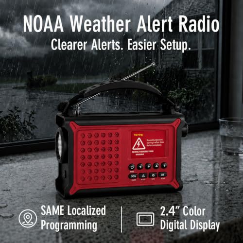 S.A.M.E Localized NOAA Alert 12000mAh Rechargeable Battery