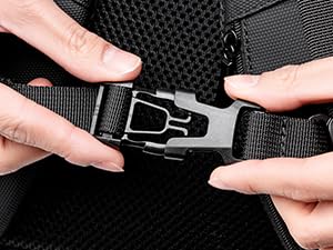 chest strap or chest buckle