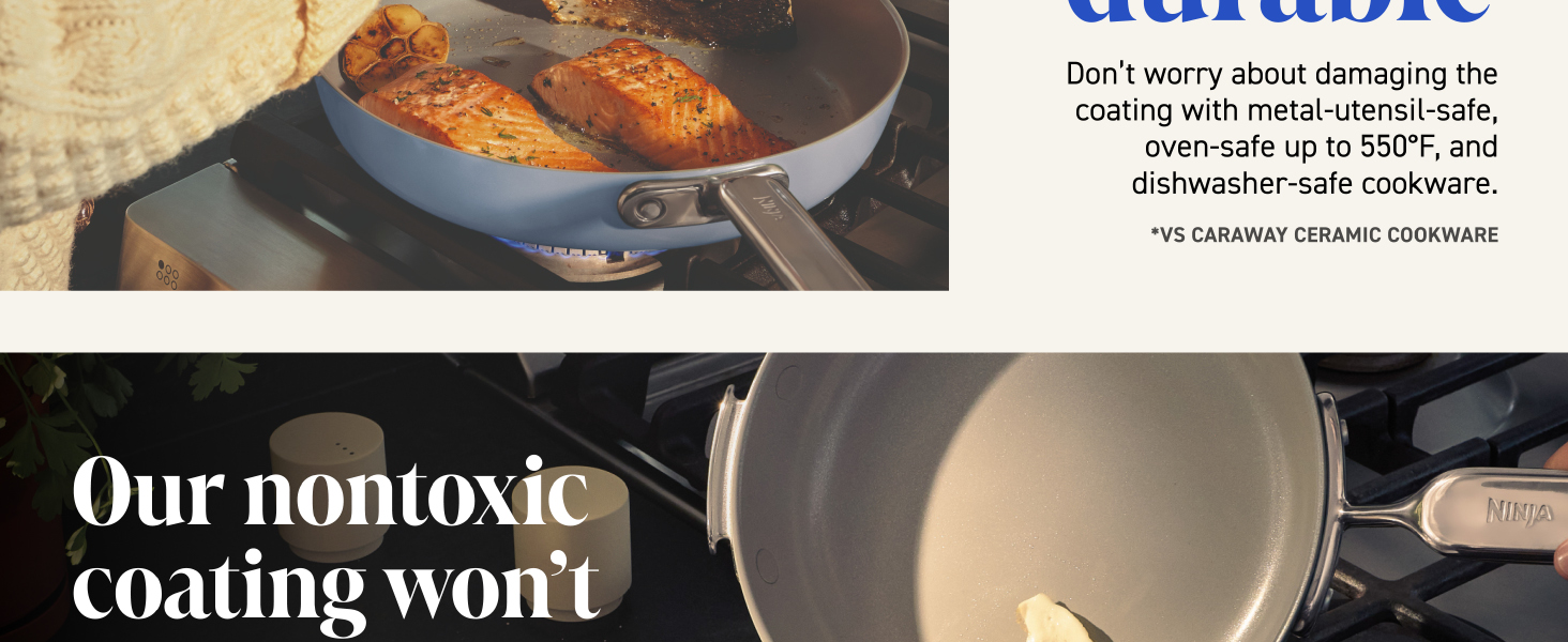 Nontoxic cookware that NeverQuits