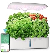 SPECILITE Hydroponics Growing System Kit with 30” Height, 15 Pods Herb Garden with 36W Grow Light...