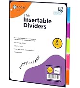 Enday Clear Sheet Protectors for 3 Ring Binder, 50 Pack, 8.5" x 11" | Non Glare, Clear Heavy Duty...