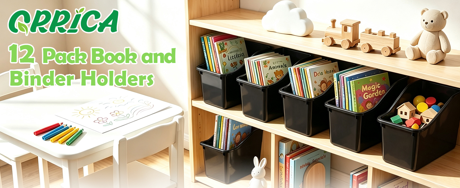 classroom book bins