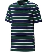 VANLYTK Cotton Loose Fit Striped T-Shirt