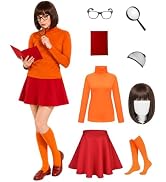 Apragaz 9packs Group Halloween Costumes for Adults, 9 Funny Condiment Aprons with 9 Chef Hats, Gr...