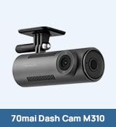 70mai 4K Dash Cam Front and Rear with STARVIS