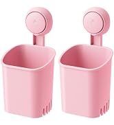 LEVERLOC Soap Dish Holder for Shower Suction Cup Wall Mounted Self Draining NO-Drilling Removable...