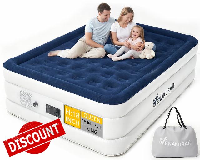 Queen Air Mattress with Built in Pump