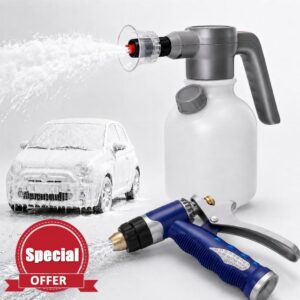 Car Wash Foam Sprayer & Water Spray Gun Combo Kit                                                          Electric Pump Sprayer