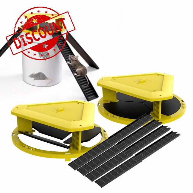 Mouse Trap Bucket-Mouse Traps Auto-Reset