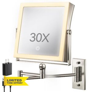 Wall Mounted Lighted Makeup Mirror
